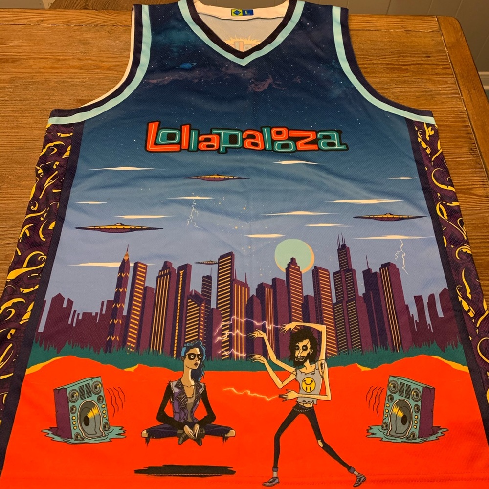 Official Lollapalooza 2014 Jersey size L